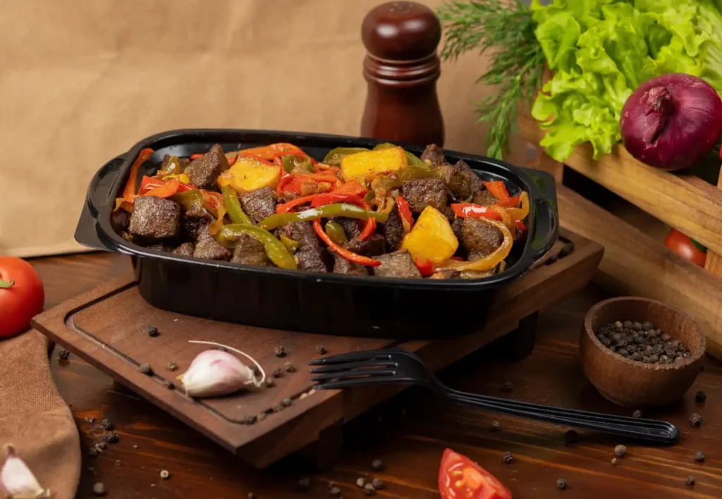 Benefits of vegetarian meat pepper roast